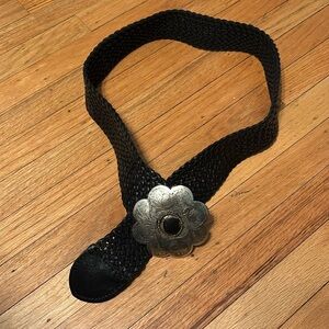 Motif 56 Woven Leather Belt Vintage